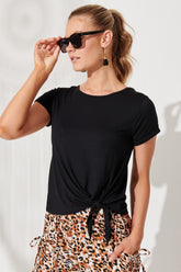 Black Classic Tee by Feyteh