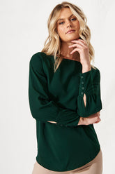 Emerald Green Top