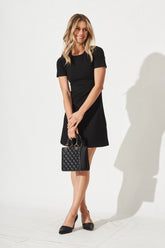 Black Stretch Dress for Work