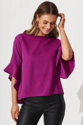 Magenta Queen Top