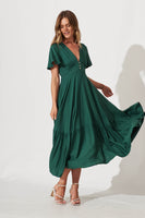 Green Nevada Maxi Outfit