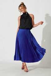 Black Satin Roxanne Blouse