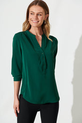 Emerald Green Blouse