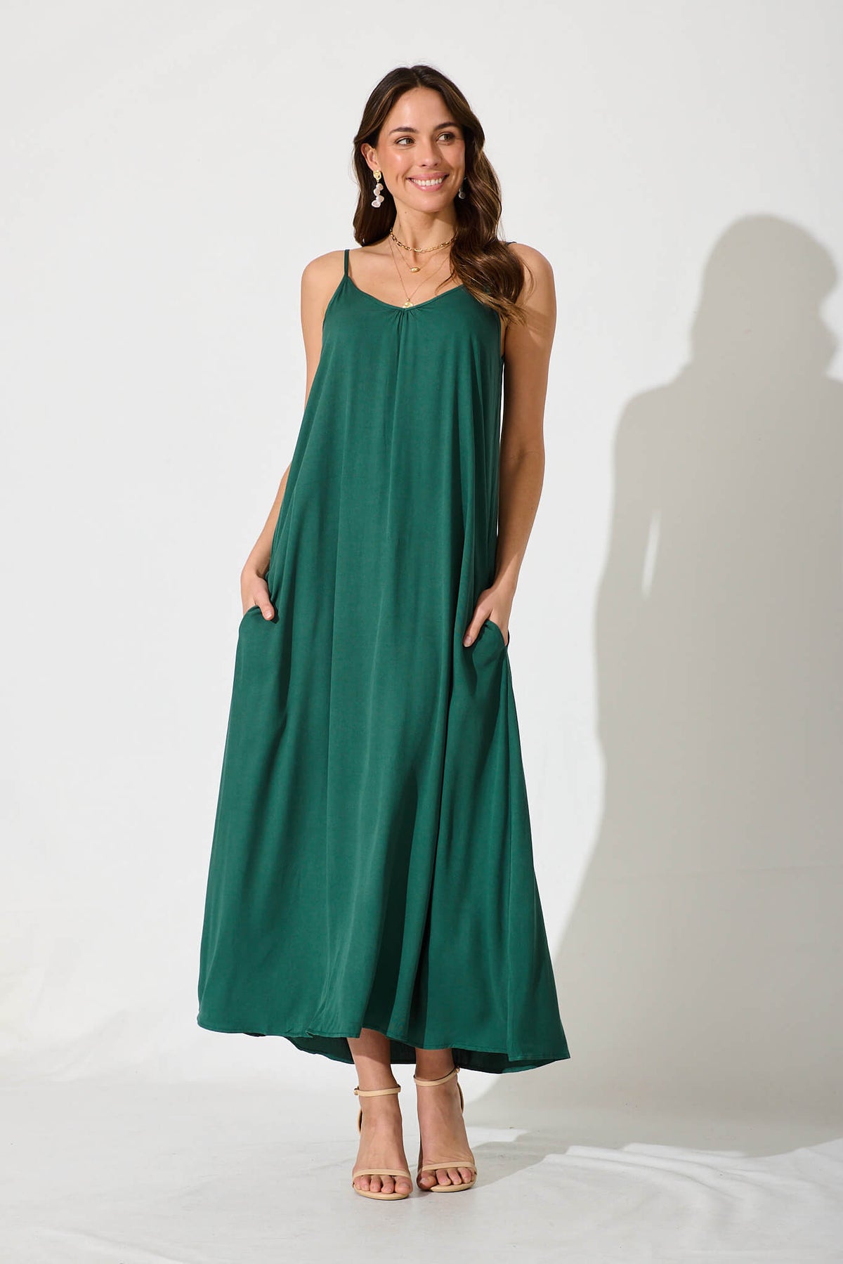 Green Maxi Dress - No Scrubs Style