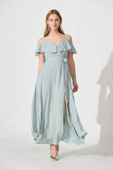 Sage Green Maxi Dress - Marit Style