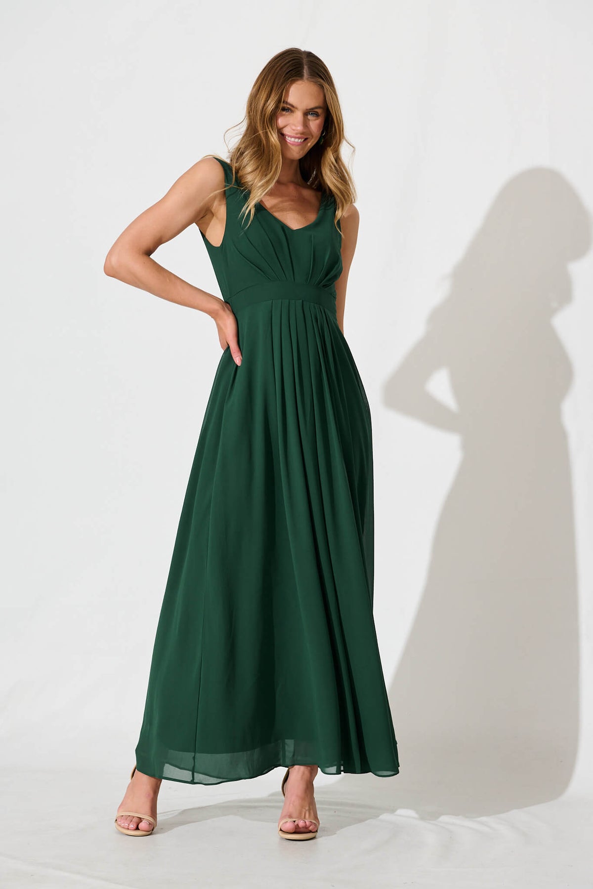 Chic Green Maxi Dress