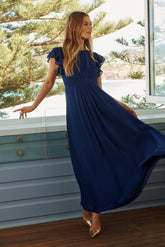 Navy Blue Maxi Dress - Stunning Style