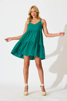 Teal Flowy Dress