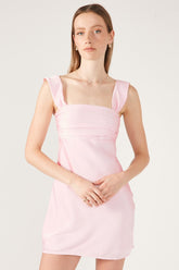 Ruched Off-Shoulder Mini Dress