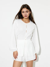 White Long Sleeve Co-ord Set