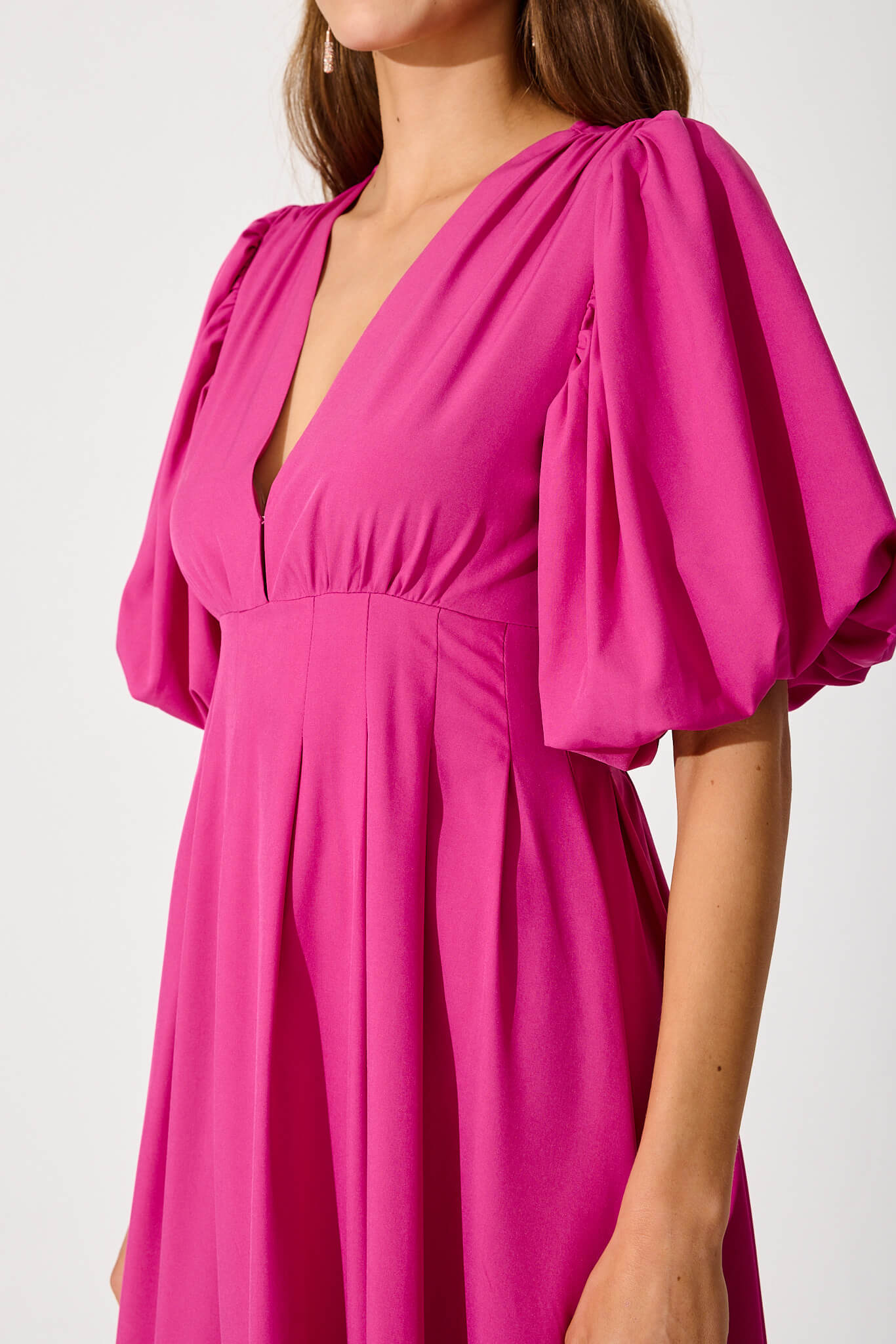 Magenta Daydream Midi Dress