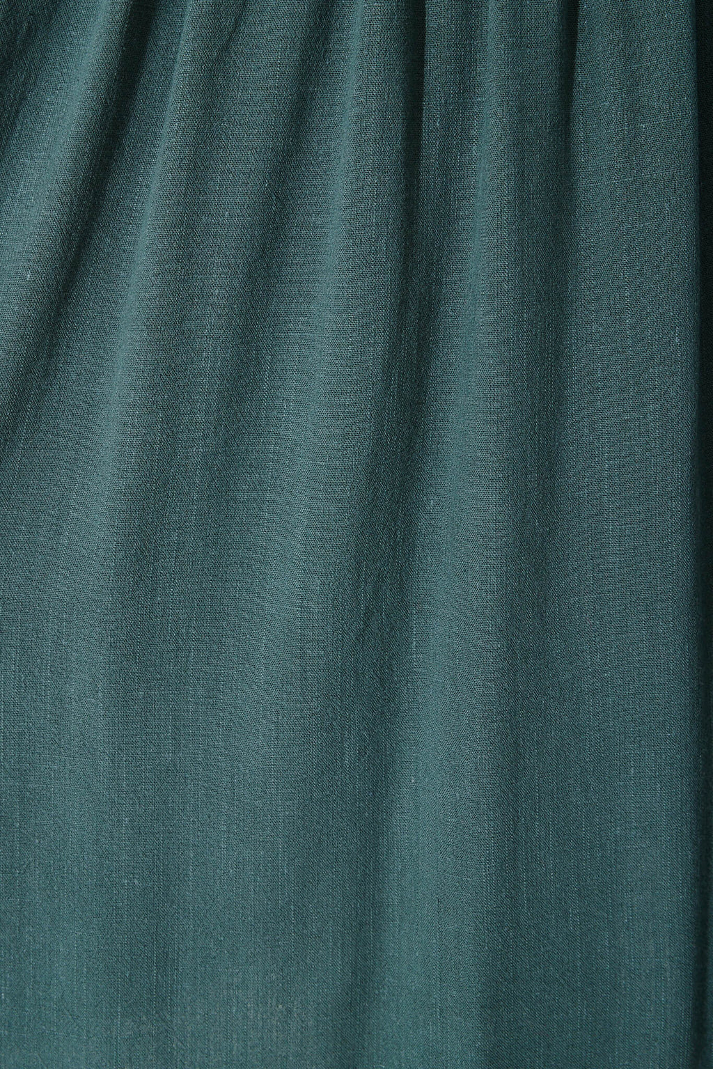 Green Linen Blend Horizon Dress