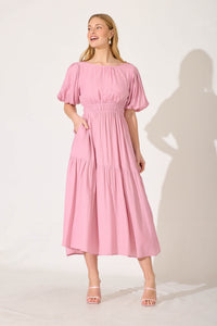 Blush Star Midi Dress