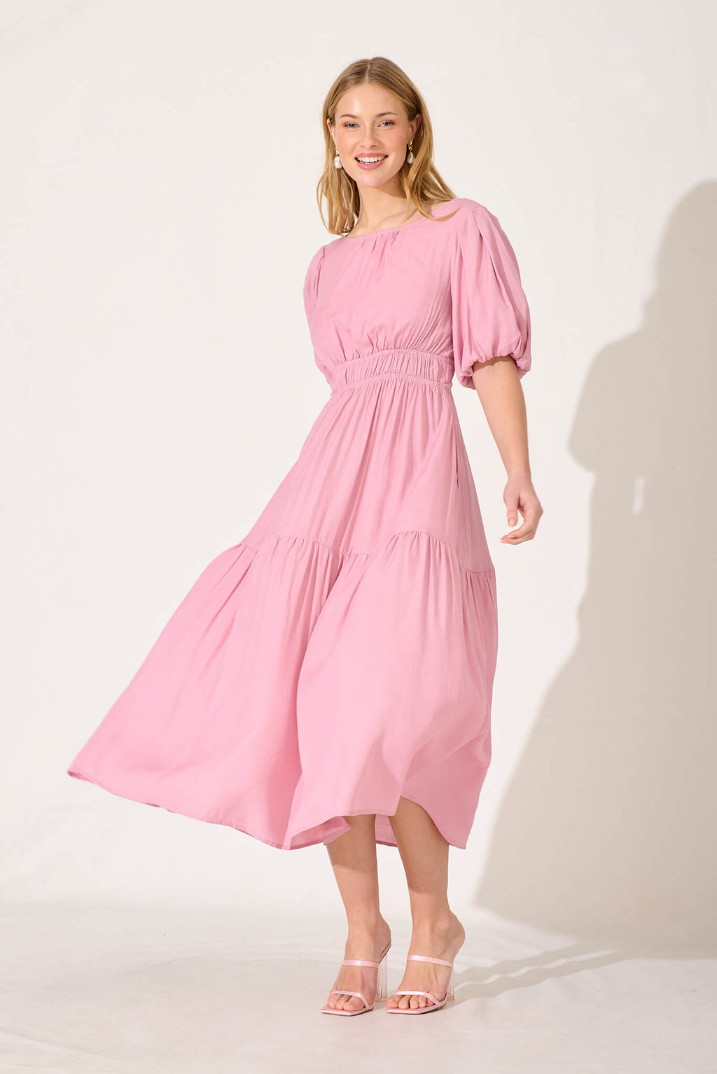 Blush Star Midi Dress