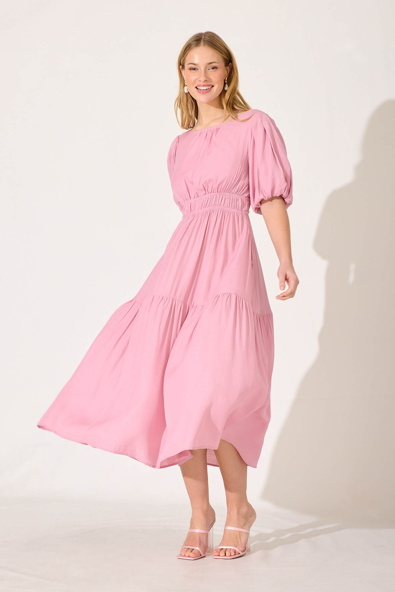 Blush Star Midi Dress