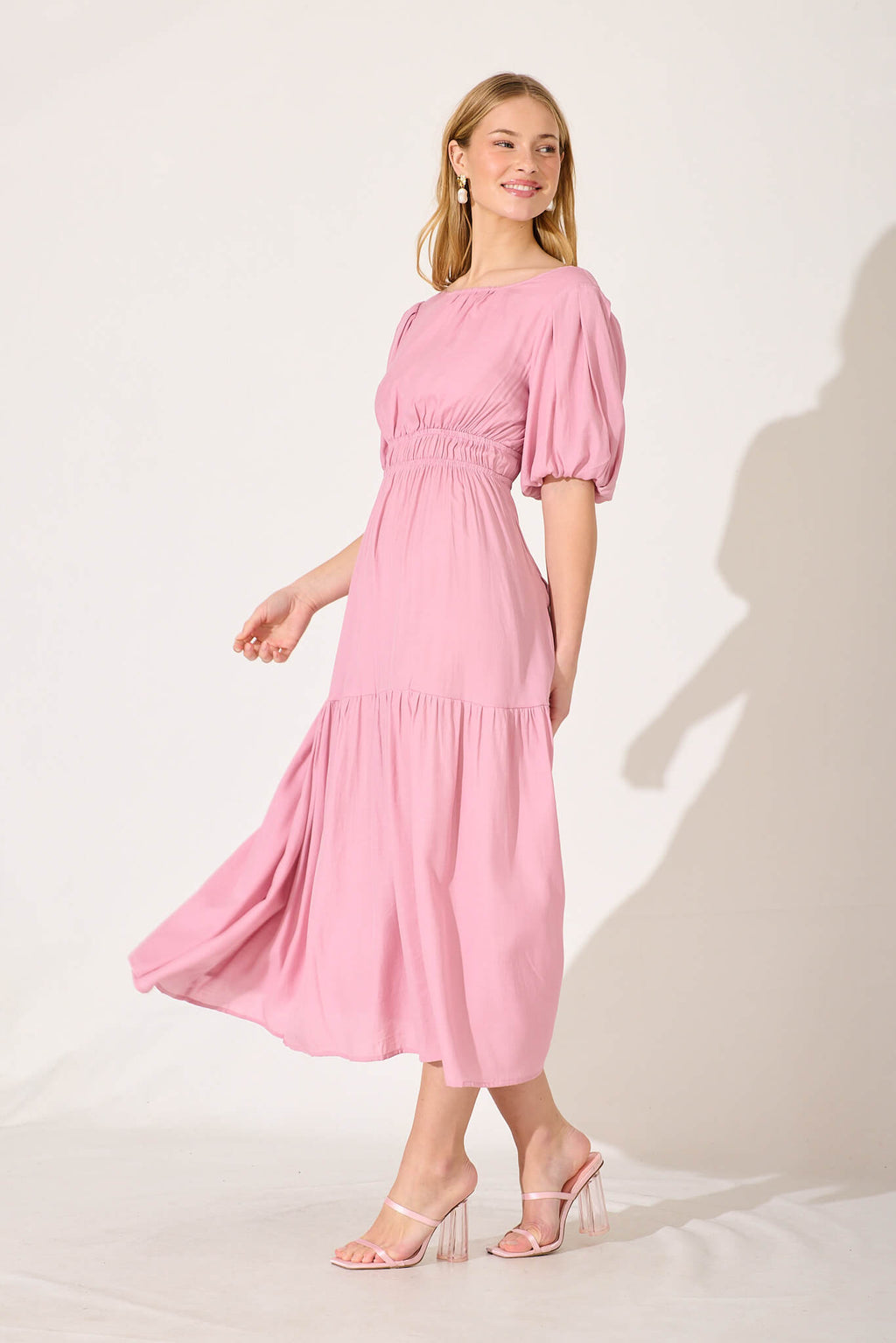 Blush Star Midi Dress