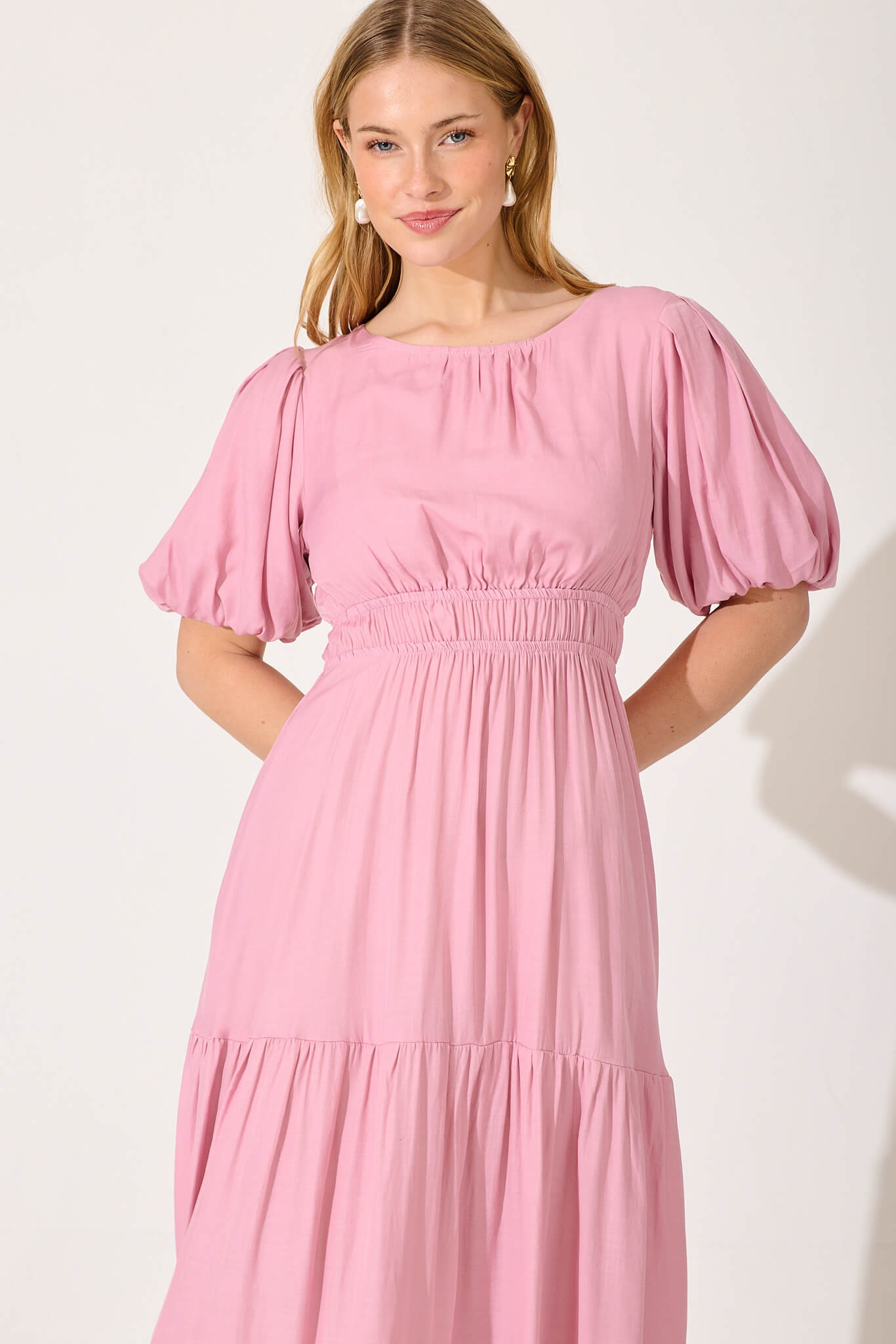 Blush Star Midi Dress