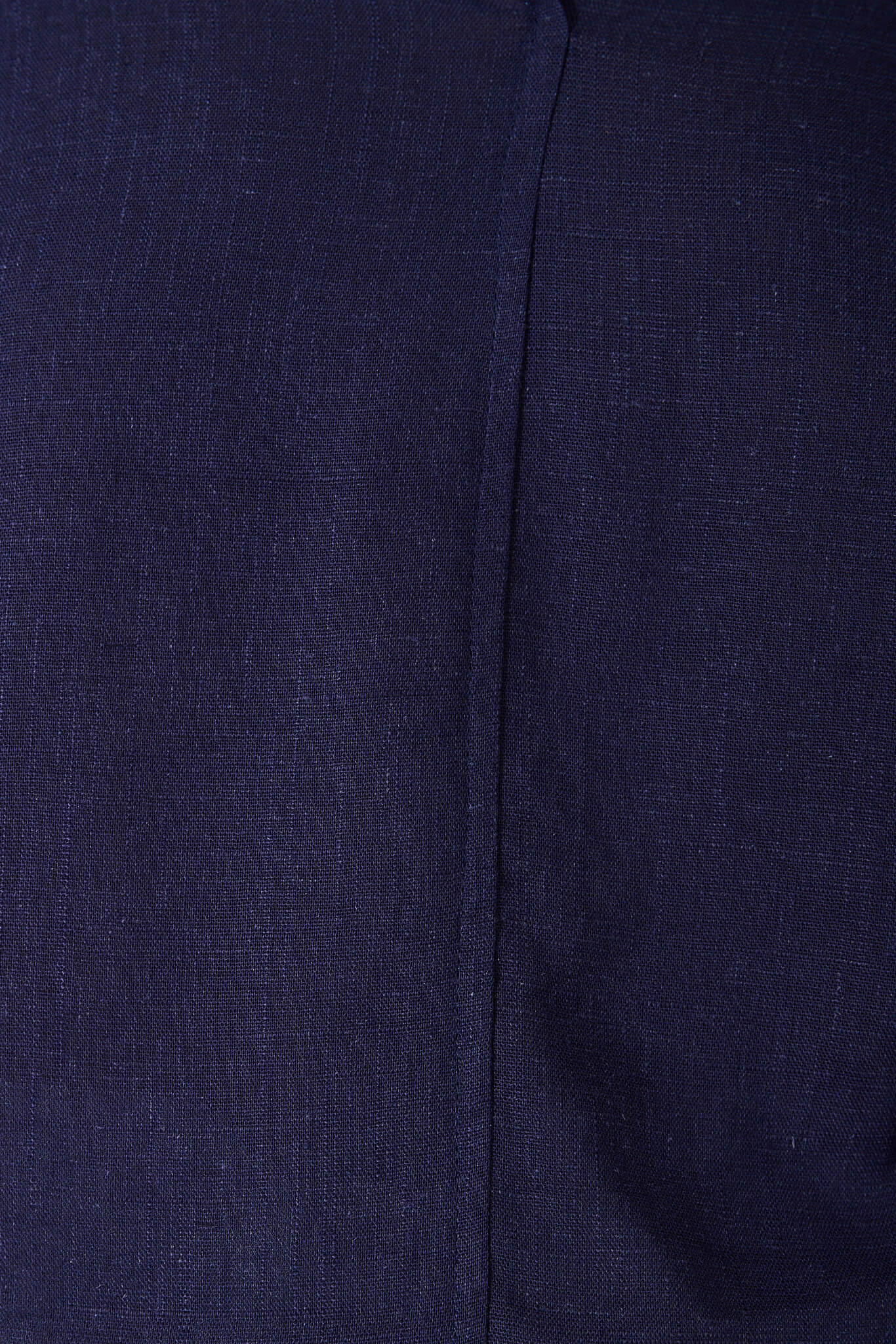 Navy Cotton Linen Top by Tiana