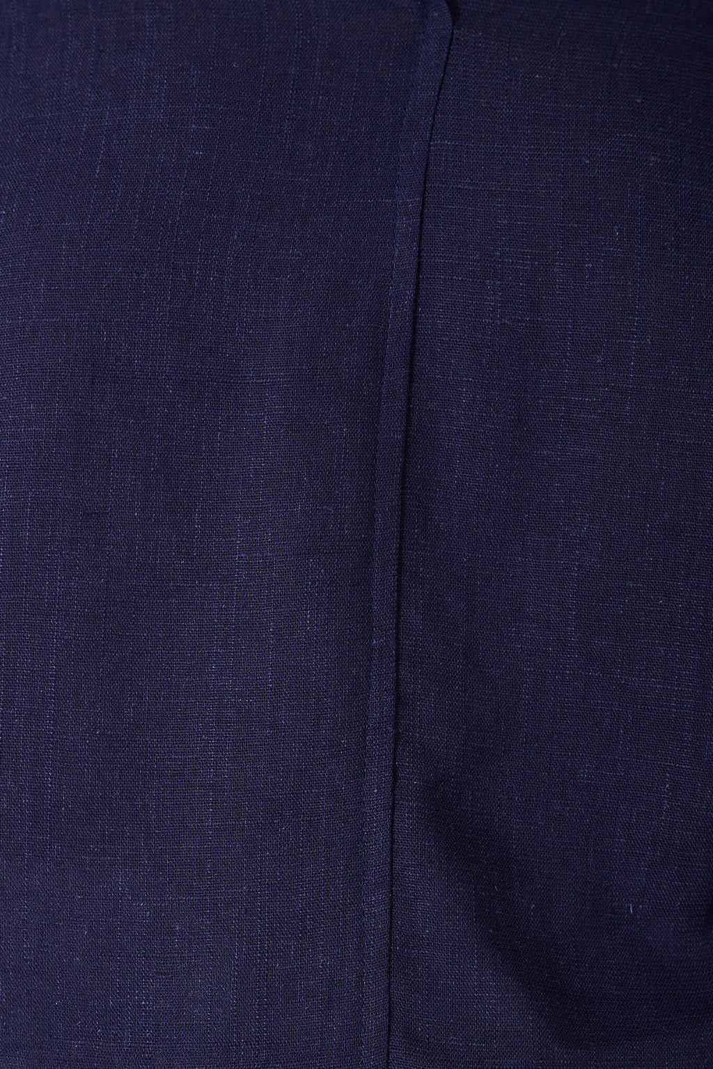 Navy Cotton Linen Top by Tiana