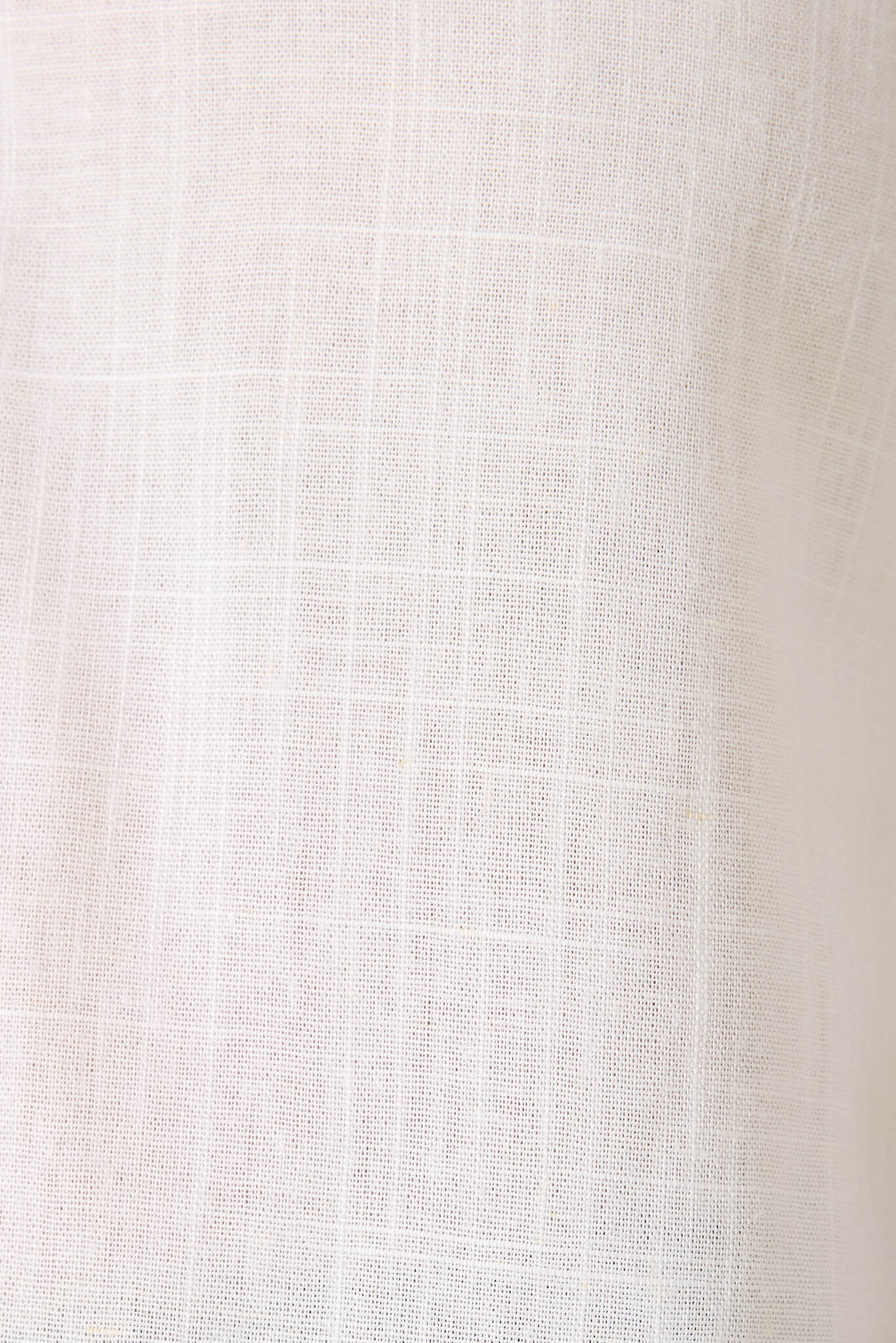 White Cotton Linen Tiana Blouse