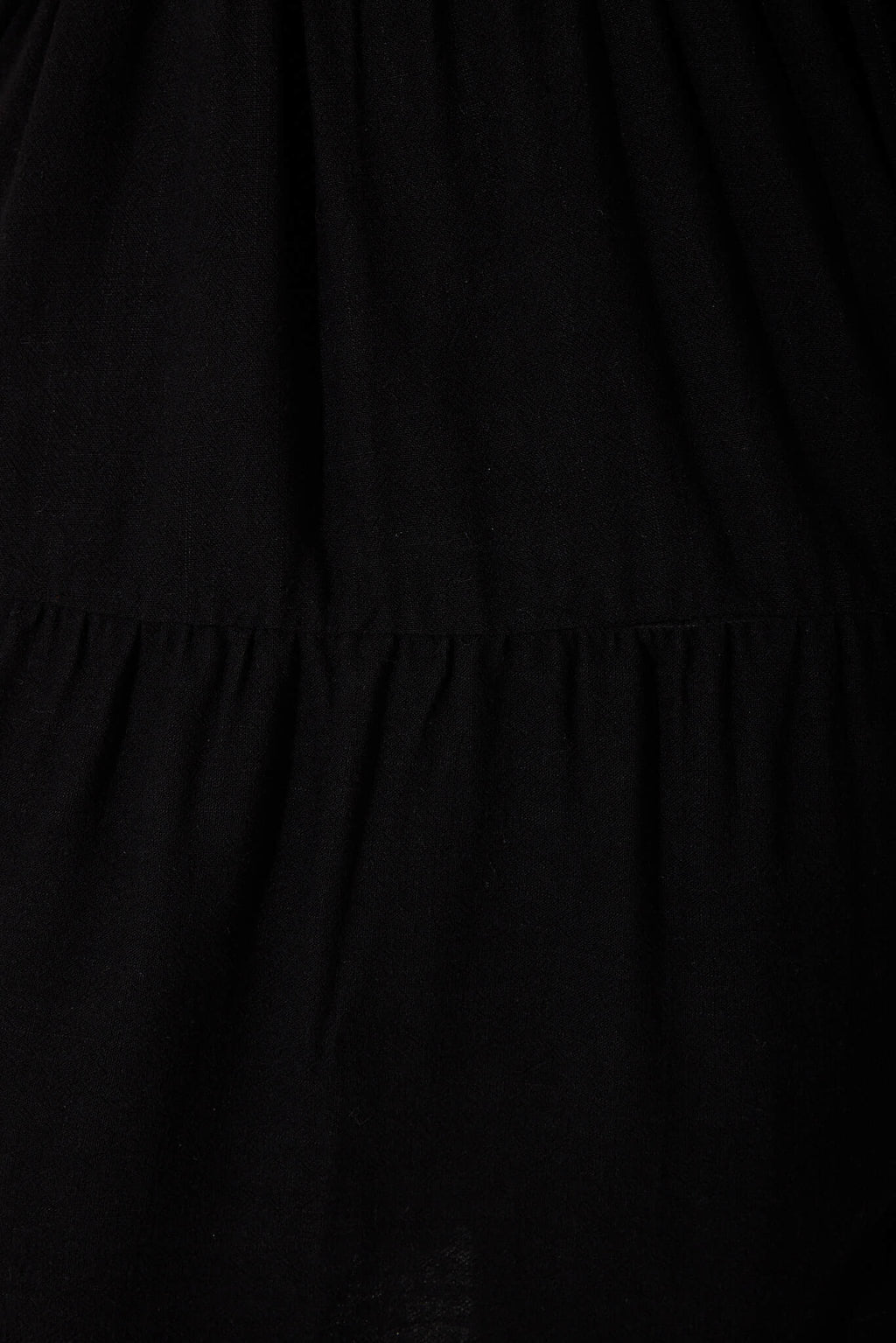 Black Linen Blend Rosemary Dress