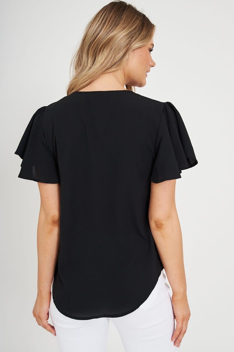 Black Zipper Top - Viviana Style