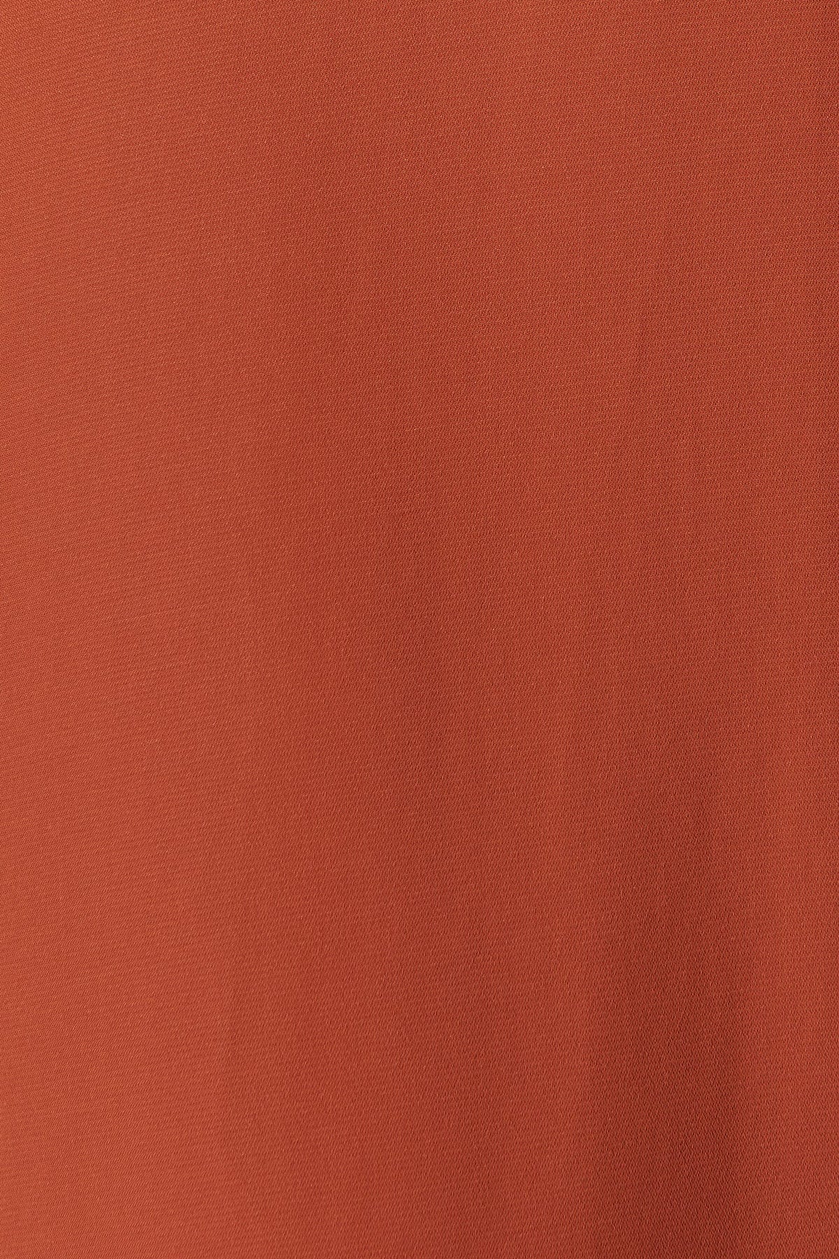 Rust Chiffon Maxi Dress for Wynter