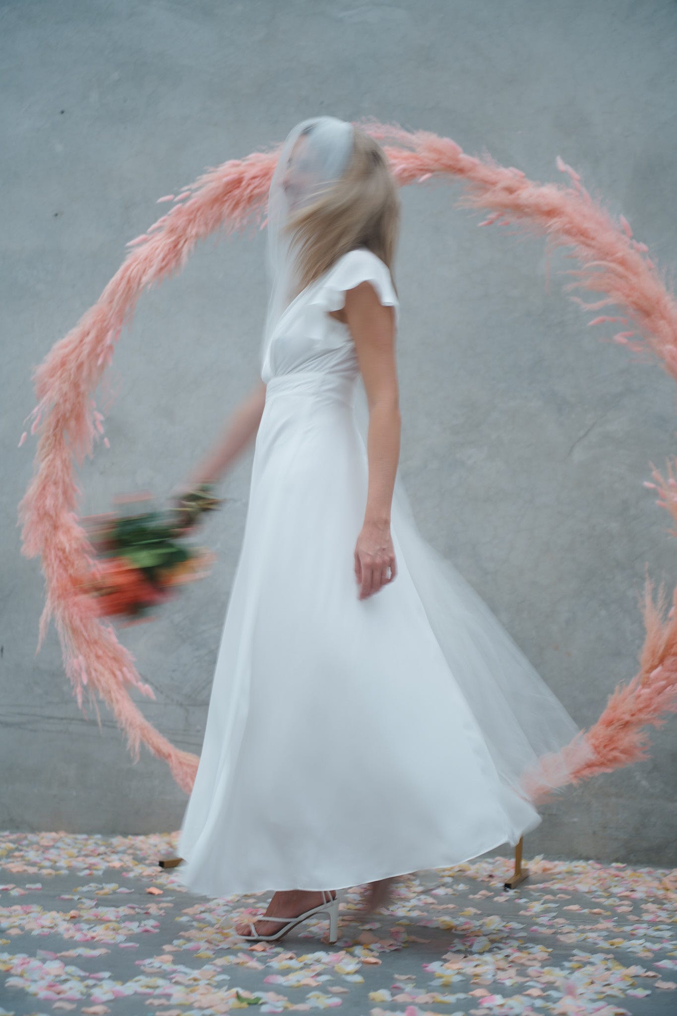 White Chiffon Maxi Dress - Wynter