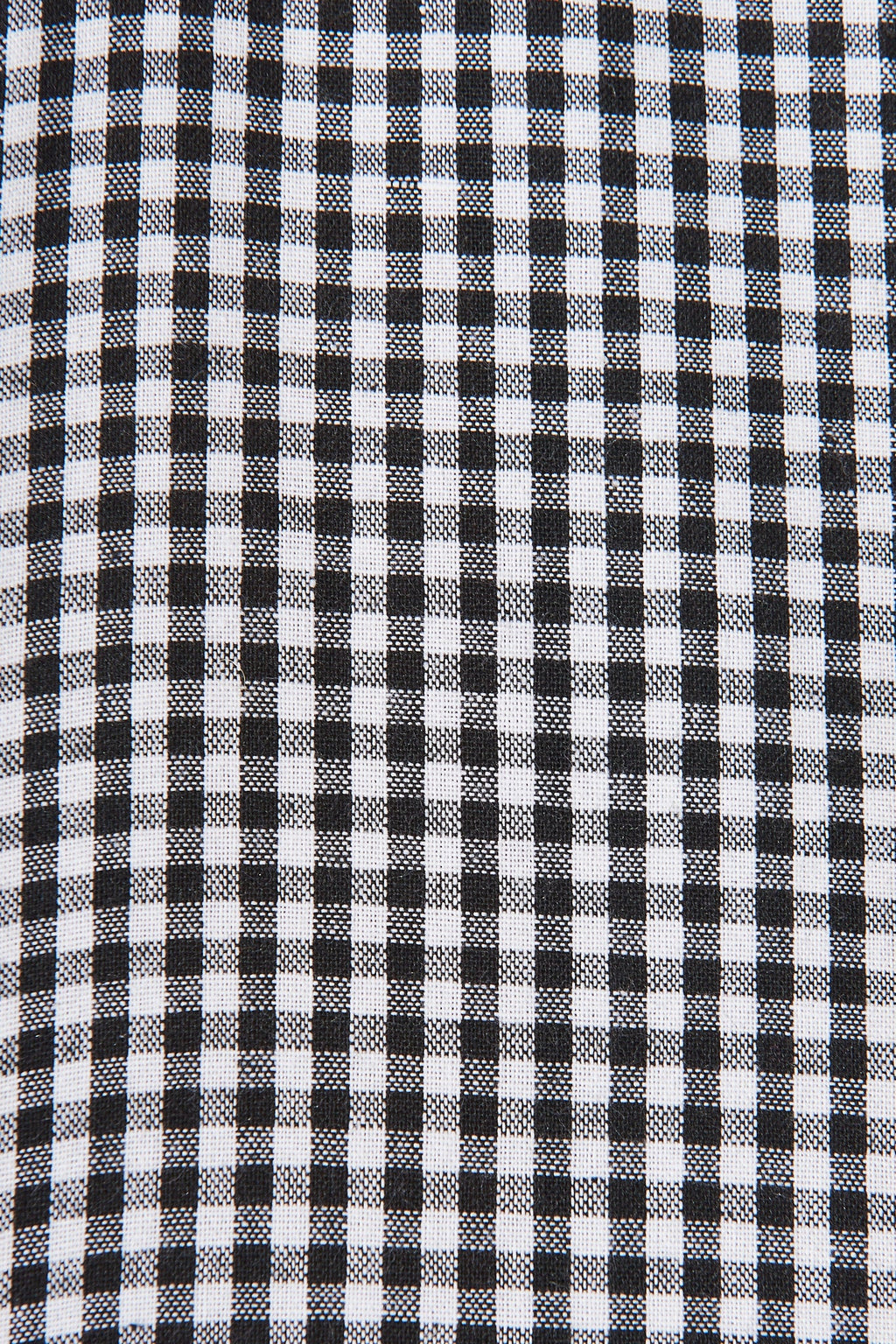 Black & White Gingham Tiered Dress by Kehlana