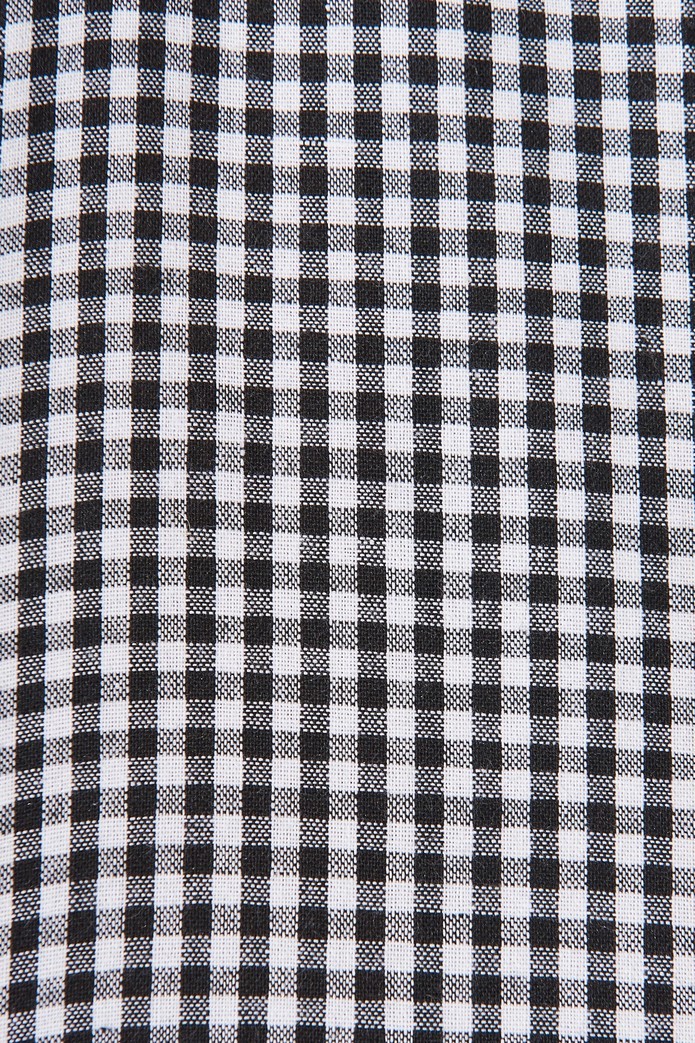 Black & White Gingham Tiered Dress by Kehlana