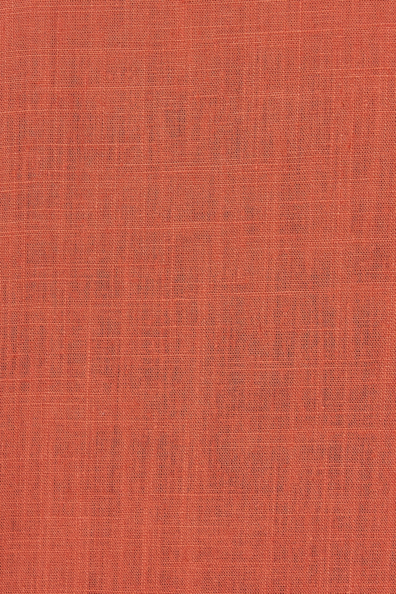 Rust Linen Blend Top