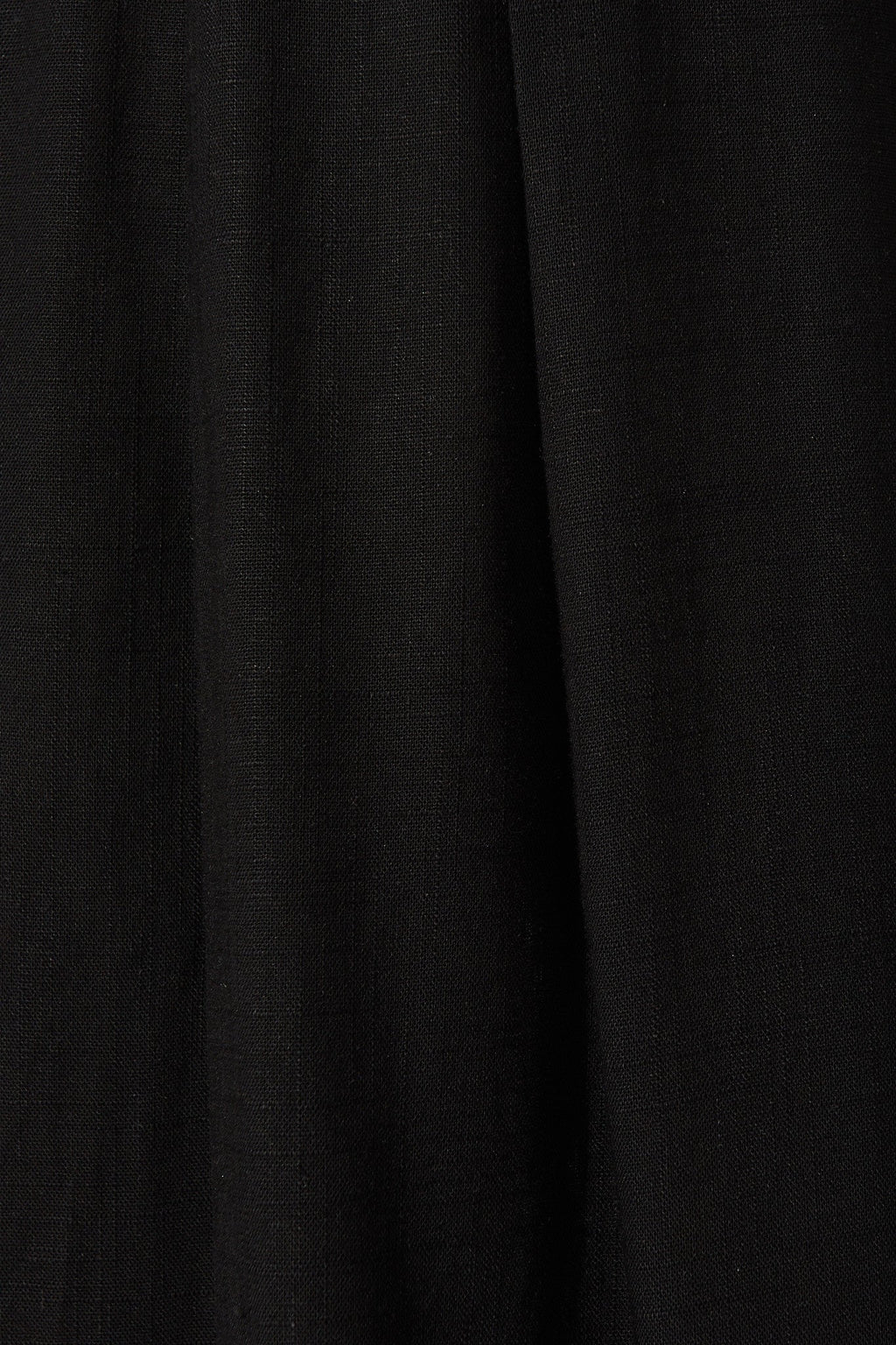 Bailey Black Linen Midi Skirt