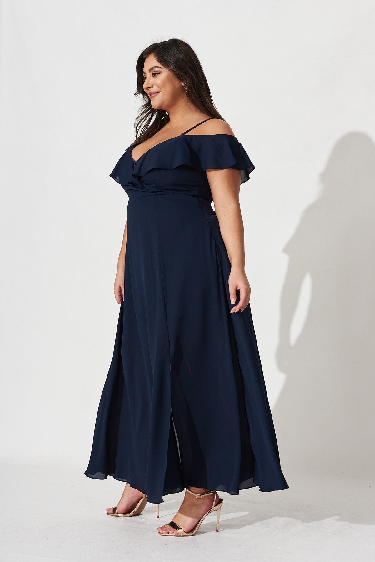 Navy Marit Maxi Dress