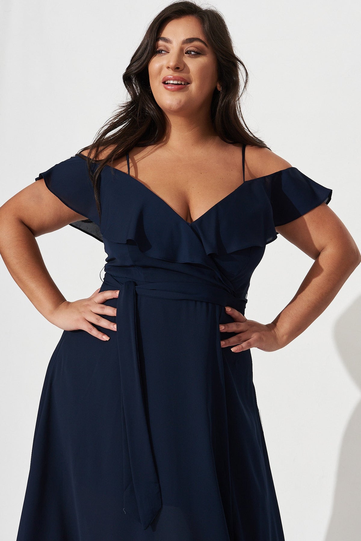 Navy Marit Maxi Dress