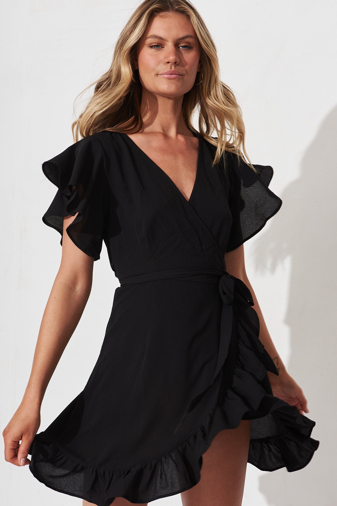 Black Wrap Dress