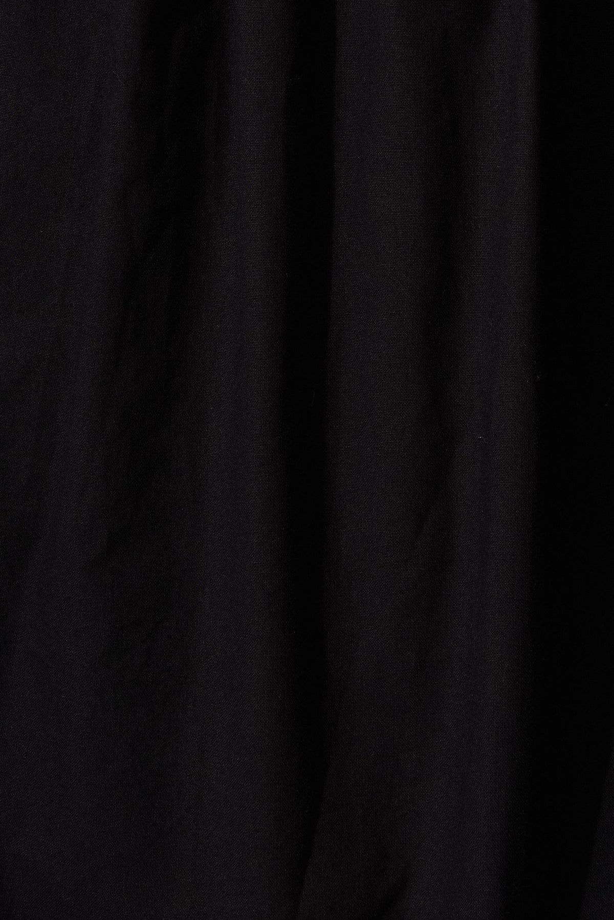 Black Cotton Midi Dress - Amalie