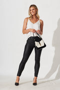 White Satin Cami Blouse