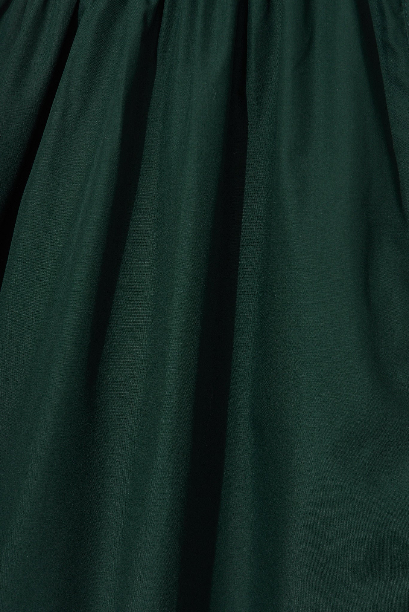 Emerald Cotton Shirt Dress - Marie Midi Style