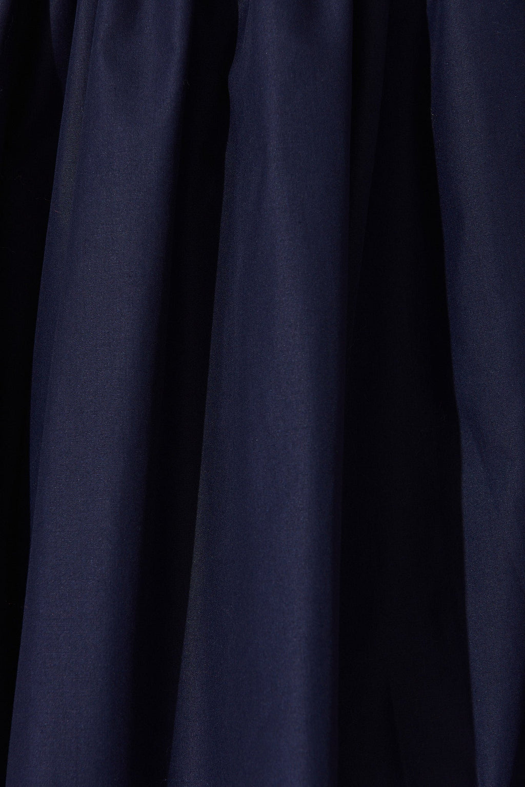 Navy Cotton Blend Smock Dress