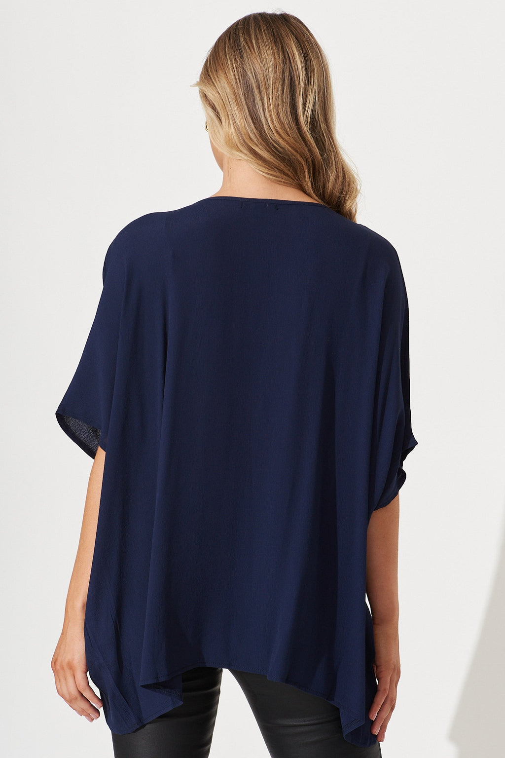 Navy Blue Queen Blouse