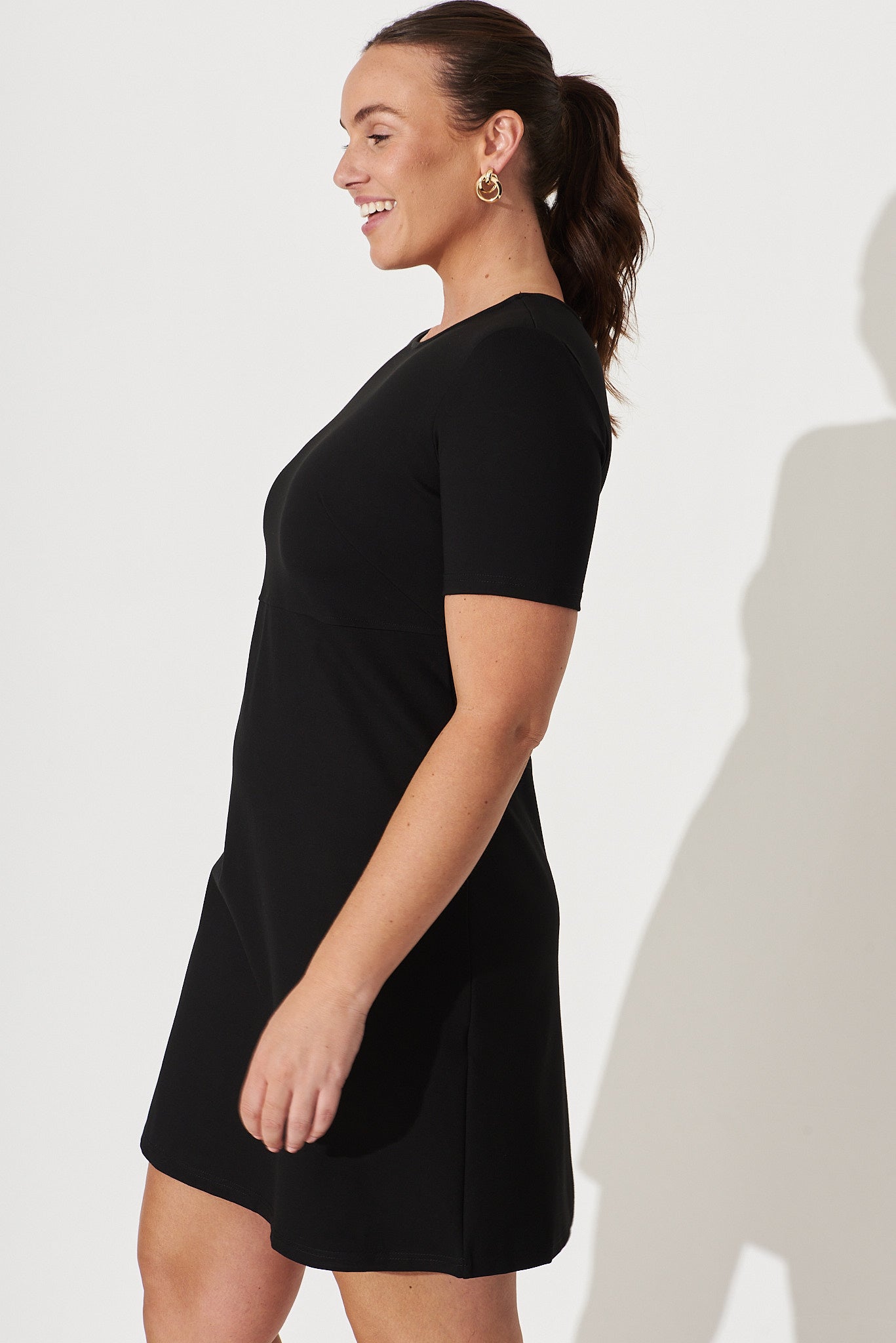 Black Stretch Dress for Work