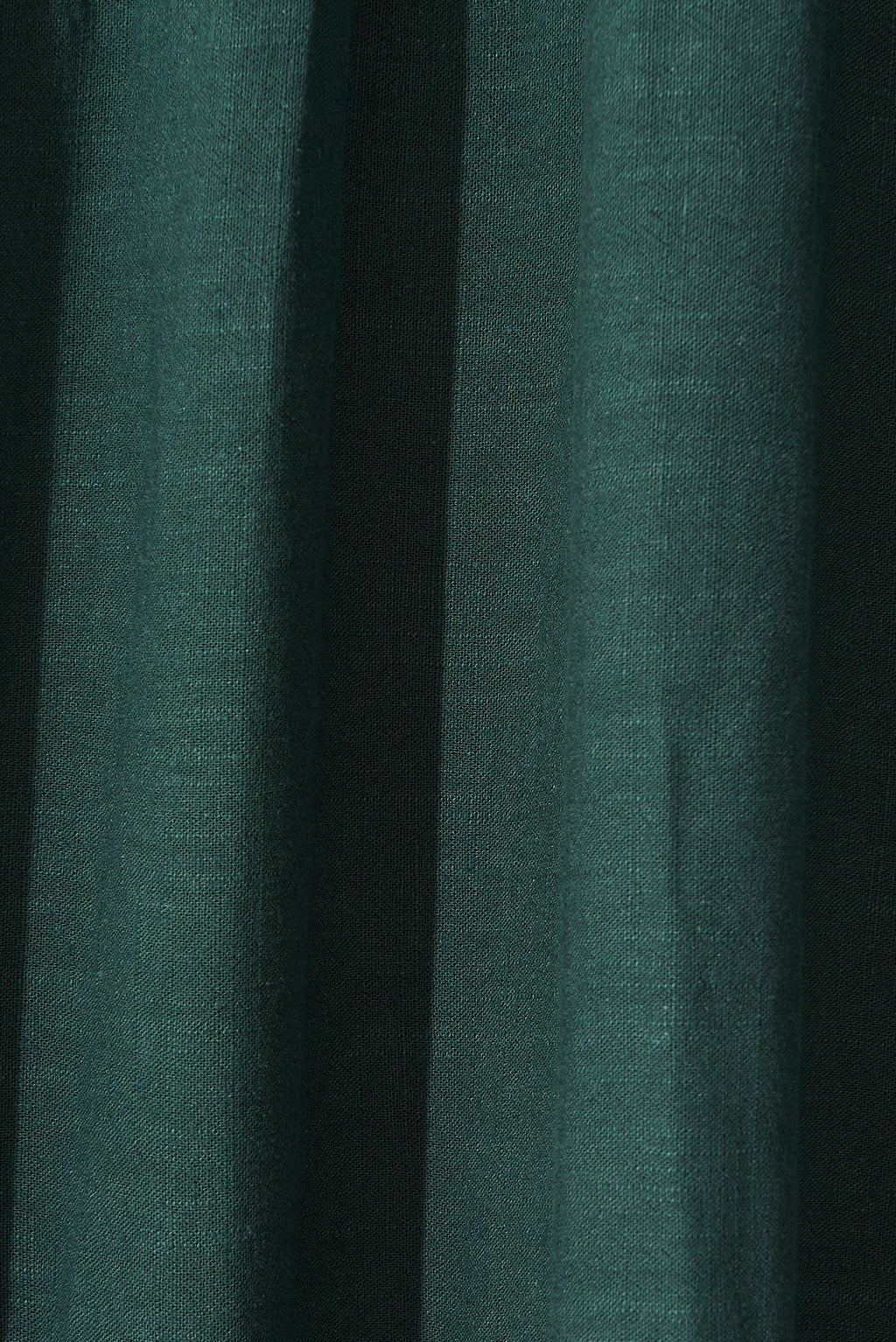 Green Linen Blend Smock Dress by Kristen
