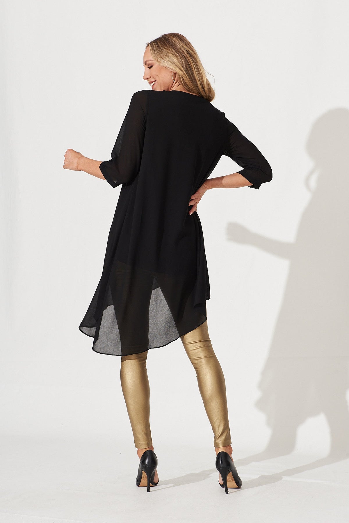 Black Terry Blouse