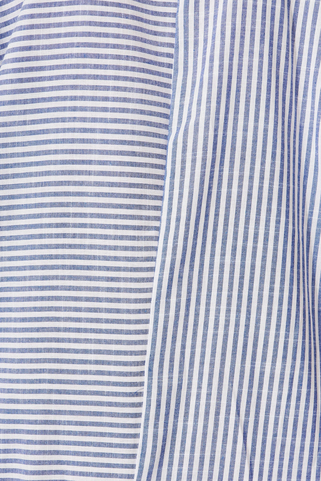 Navy Striped Cotton Dress by Freya