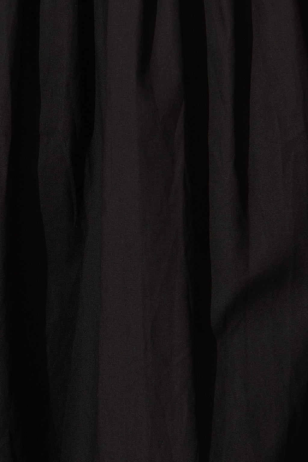 Black Cotton Midi Shirt Dress: Fairfax Style