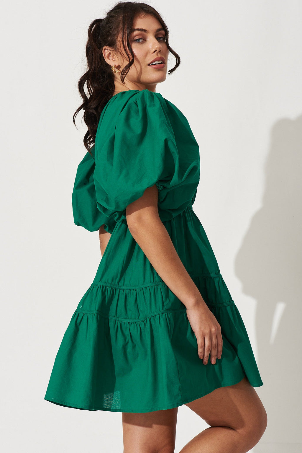 Green Cotton Amarusso Dress