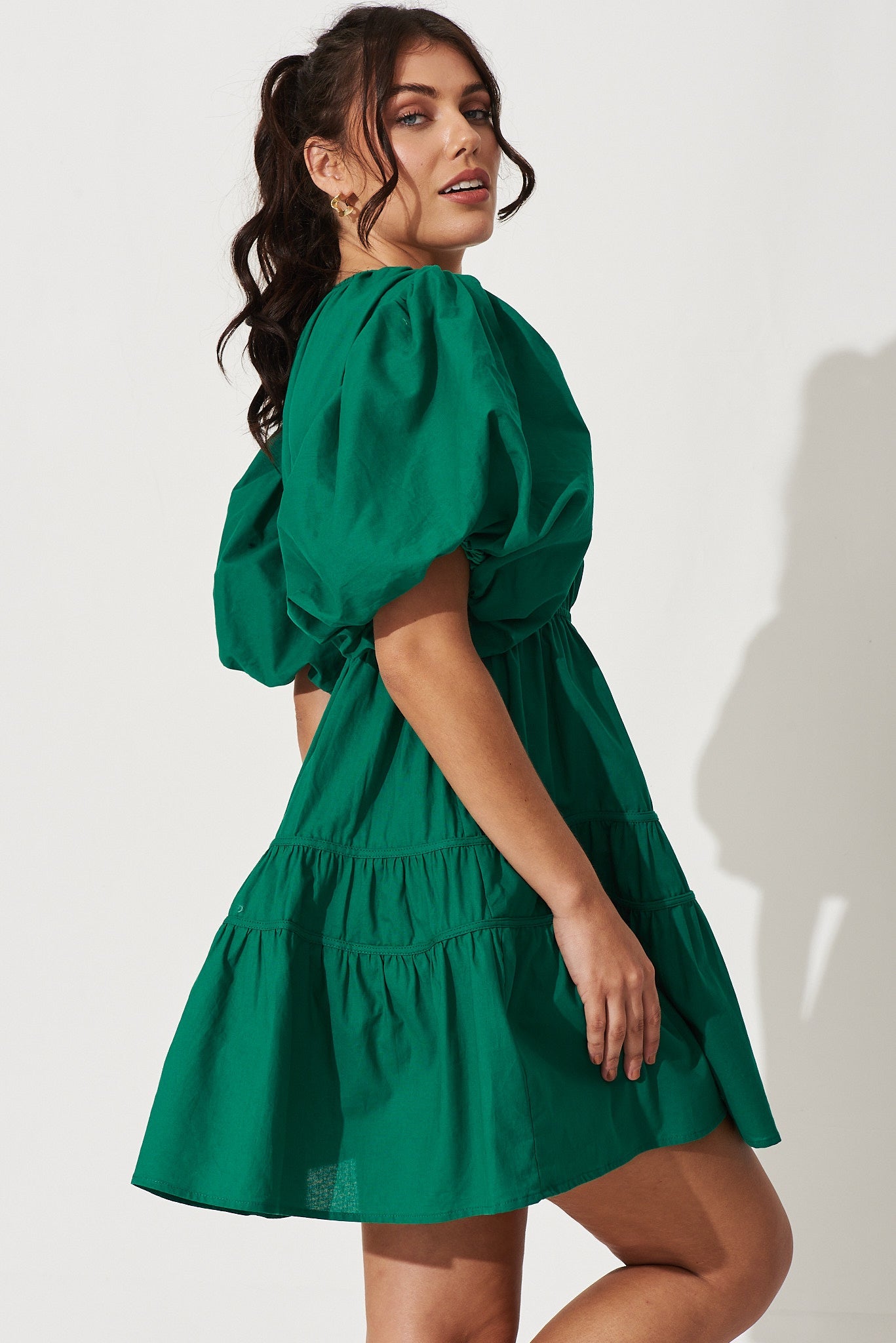 Green Cotton Amarusso Dress