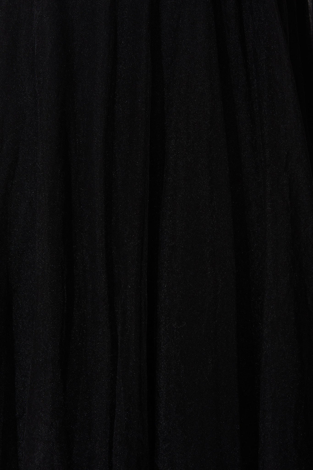 Black Tulle Juliet Midi Dress
