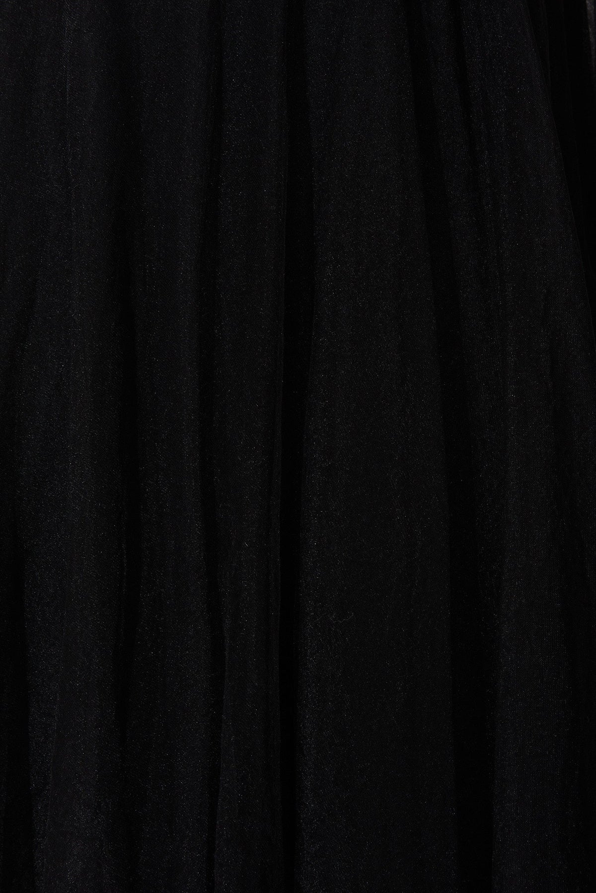 Black Tulle Juliet Midi Dress