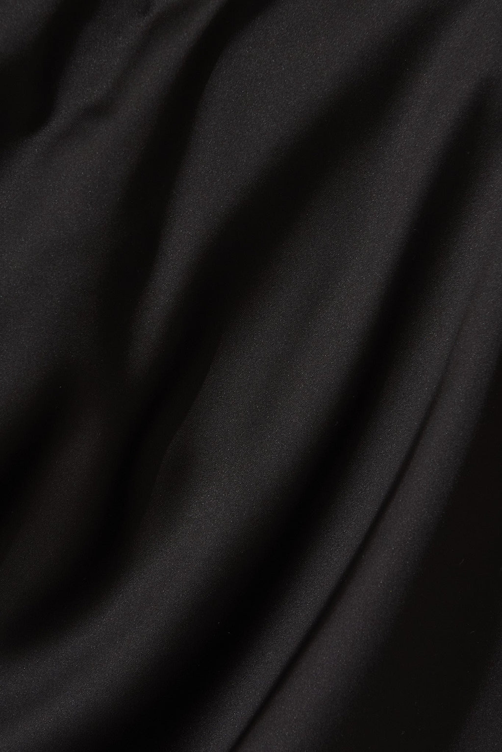 Black Satin Off-Shoulder Blouse